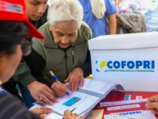 ¿Vives en un terreno por más de 10 años? Cofopri te puede dar título de propiedad