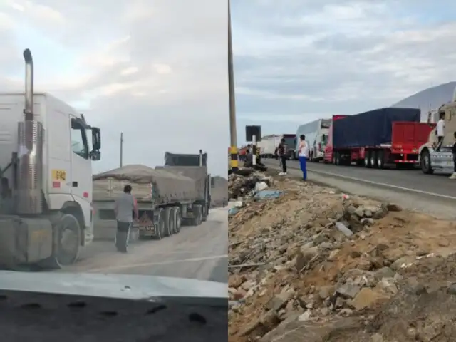 Arequipa: Huaico bloquea tránsito en la Panamericana Sur y deja pasajeros varados