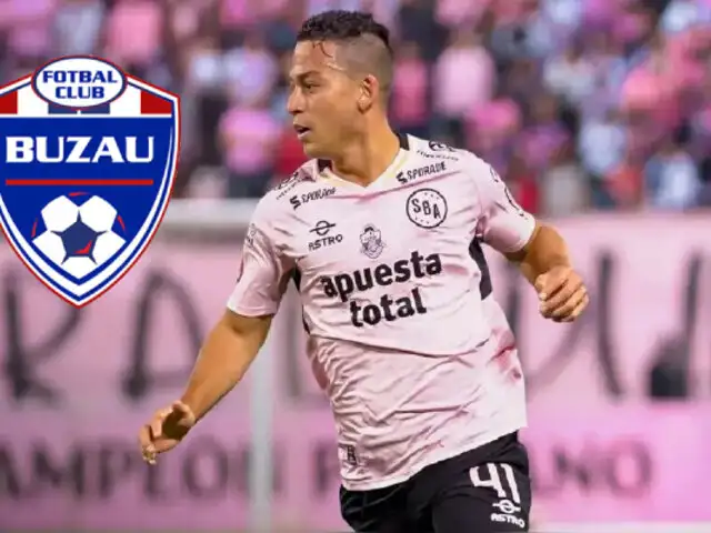 Cristian Benavente fue oficializado como jugador del FC Gloria Buzău tras su paso por Sport Boys