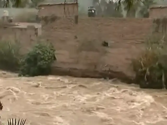 Intensas lloviznas provocan crecida de hasta un 20% en el río Rímac