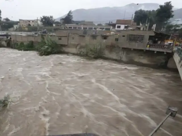 Lurigancho-Chosica: piden ampliar estado de emergencia ante riesgo por desborde del río Rímac