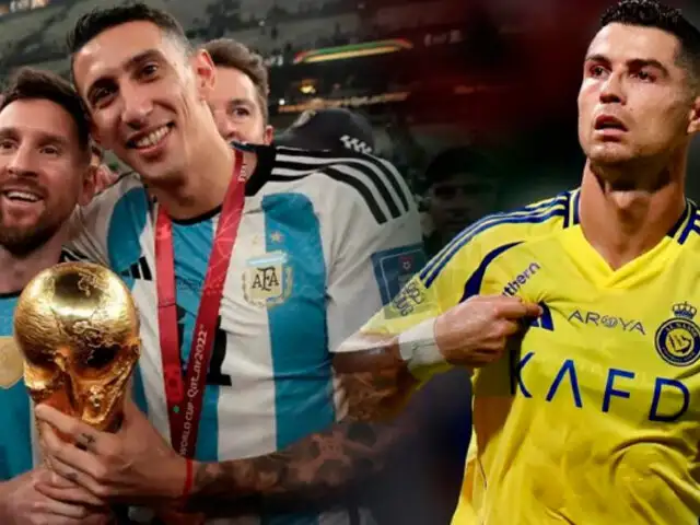 Di María considera que Messi es mejor que Cristiano Ronaldo: “Uno tiene ocho Balones de Oro y el otro cinco”