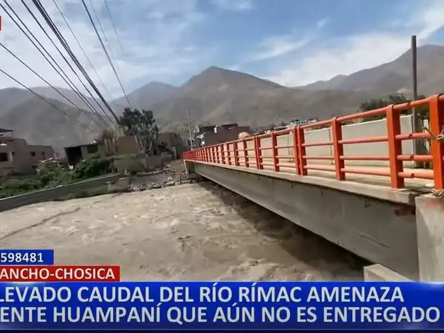 Chosica: Puente Huampaní aún sin terminar tras cuatro años de construcción