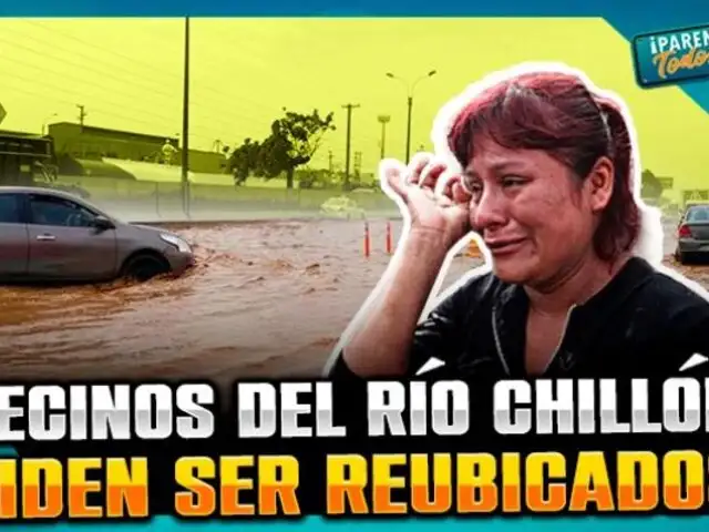 Comas: Vecinos piden ser reubicados ante posible desborde del río Chillón