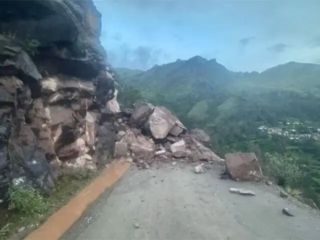 Lluvias en Cusco: varias localidades aisladas tras deslizamiento de rocas que bloquearon carreteras