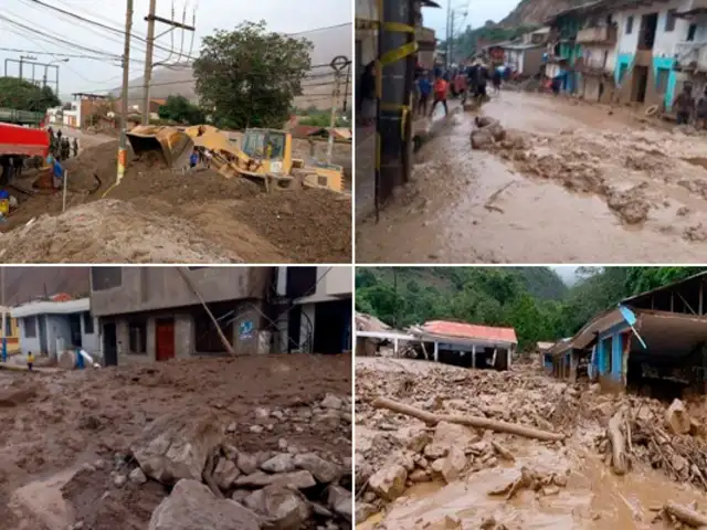 Huaicos en Perú: Lluvias intensas activan quebradas y afectan miles de personas