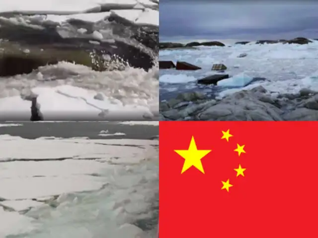 Alerta en la Antártida: ‘Tsunami de iceberg’ con enormes olas afecta estación china de Zhongshan