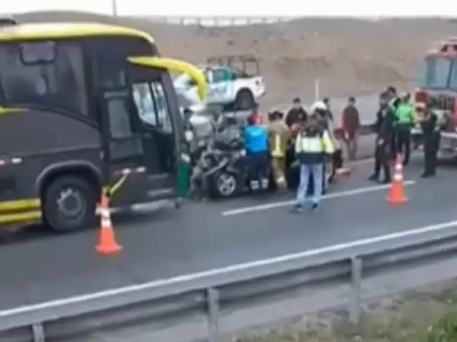 Accidente en la Panamericana Sur: vehículo involucrado en choque registra infracciones de tránsito