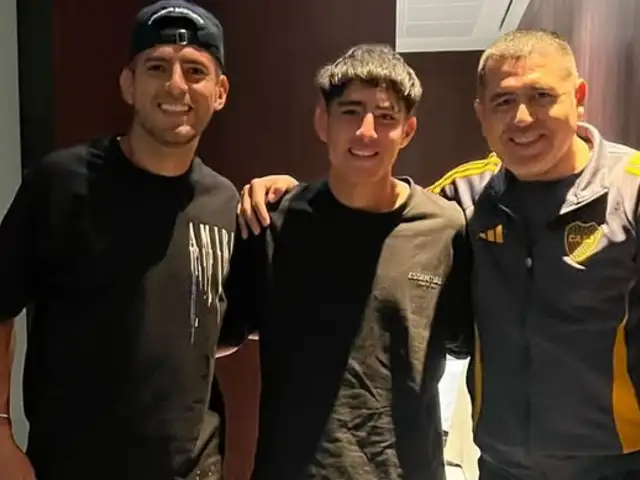 Carlos Zambrano se reencuentra con Riquelme antes del Alianza Lima vs. Boca Juniors