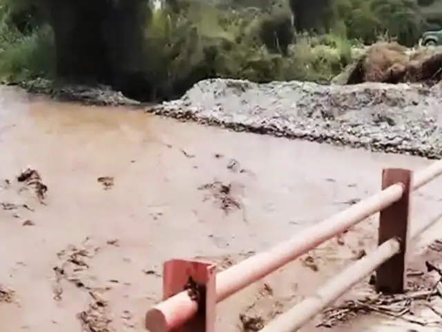 En Ica se realizan acciones para controlar emergencia por desbordes de ríos debido a fuertes lluvias