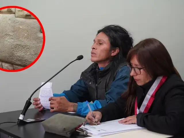 Dictan prisión preventiva para sujeto que atentó contra Piedra de los 12 Ángulos en Cusco