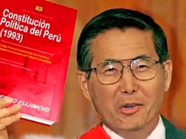 Congreso podría restaurar hoy la firma de Alberto Fujimori en la Constitución Política del Perú