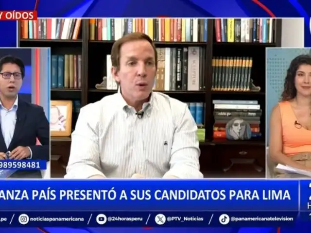 Avanza País confirma a Francis Allison como su candidato a la Alcaldía de Lima