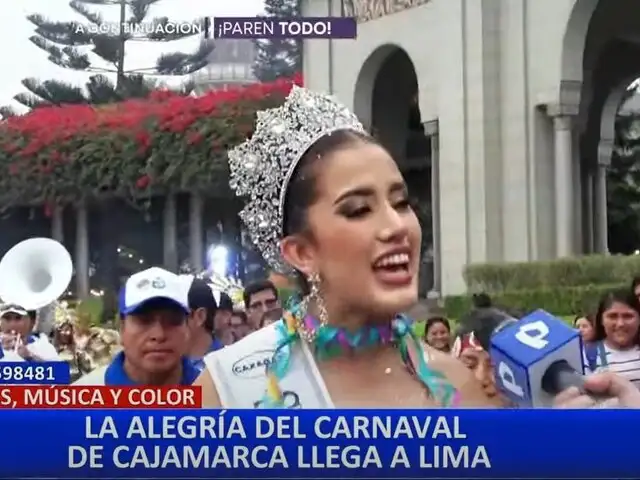 Carnaval cajamarquino llegó a Lima con danzas, música y alegría