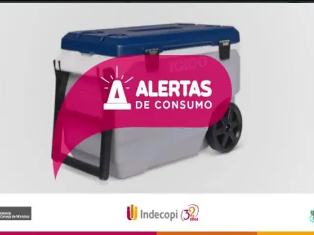 Indecopi: más de 1000 coolers presentarían defectos en el asa lo que podría ocasionar lesiones