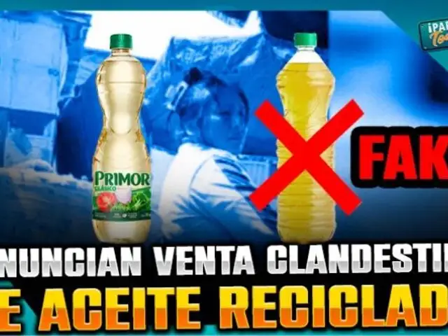 La Victoria: Vecinos denuncian que sujetos venden aceite reciclado haciéndolo pasar por manteca