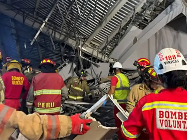 Tragedia en Real Plaza de Trujillo: peligro de colapso total del techo demora labores de rescate