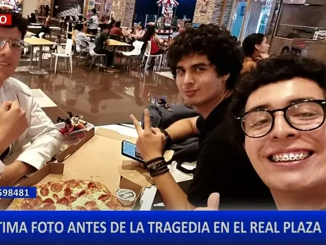 Trujillo: Un cupón de pizza evitó que tres jóvenes fueran aplastados por techo de Real Plaza