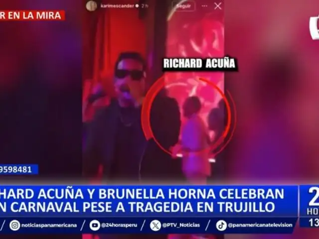 Indignación en Trujillo: Richard Acuña y su esposa celebran en carnaval tras tragedia en Real Plaza