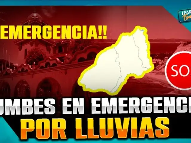 Fuertes lluvias en Tumbes dejan calles y viviendas inundadas