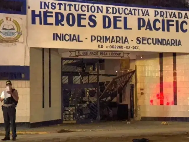 Ventanilla: padres temen por seguridad de sus hijos tras ataque con explosivos a colegio