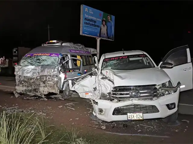 Al menos dos muertos y más de 20 heridos de consideración deja choque de vehículos en Juliaca