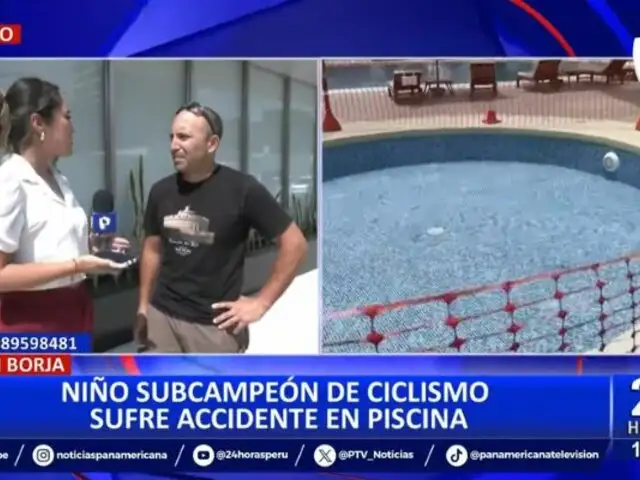 Niño subcampeón de ciclismo podría perder un brazo tras accidente en piscina