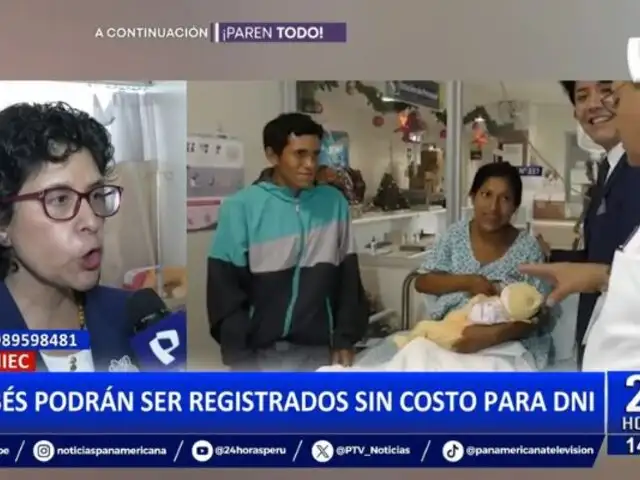 Lanzan programa "Nacer con Identidad": Padres no pagarán por el DNI de sus bebés