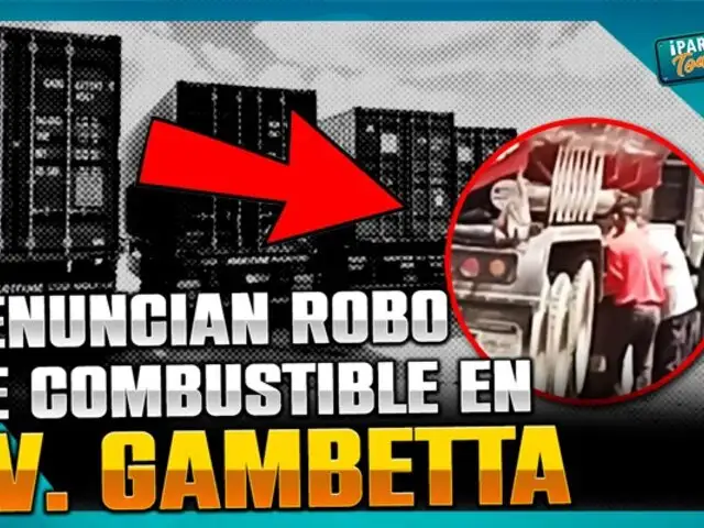 Denuncian constantes robos de combustible en avenida Néstor Gambetta