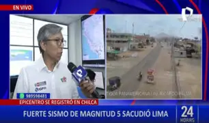 Hernando Tavera tras sismo de 5.0 en Lima: “Nos hemos olvidado que vivimos en un país sísmico”