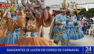 Cajamarca vive su carnaval con danzas, disfraces y desfiles llenos de tradición