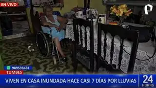 Tumbes: Familia lleva siete días vivienda en su casa inundada