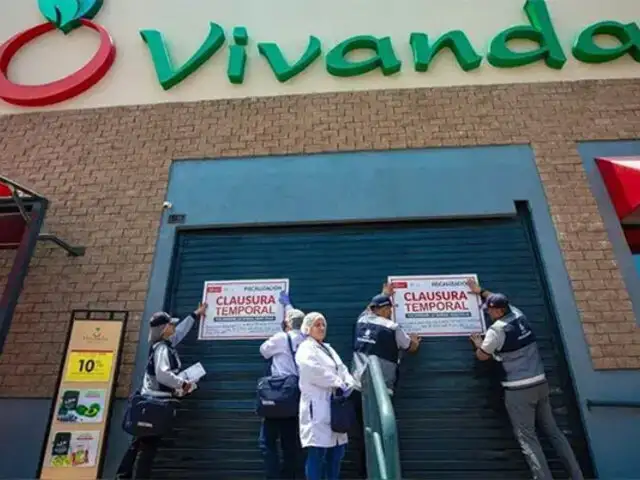 San Isidro: clausuran supermercados Vivanda y Plaza Vea tras encontrar deficiencias sanitarias