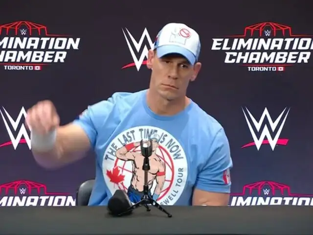 John Cena sorprende en conferencia de prensa: tira el micrófono y se va sin responder preguntas