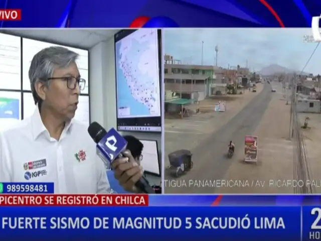 Hernando Tavera tras sismo de 5.0 en Lima: “Nos hemos olvidado que vivimos en un país sísmico”