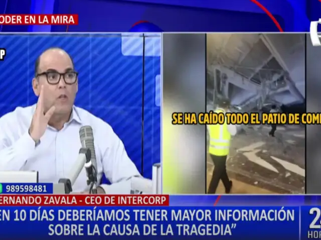 Fernando Zavala sobre tragedia en Real Plaza Trujillo: “En dos semanas conoceremos las causas”