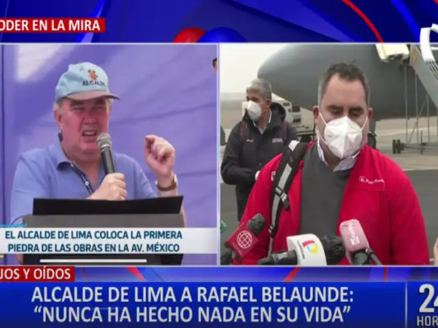 Rafael López Aliaga arremete contra Rafael Belaúnde: “No ha hecho nada por su vida”