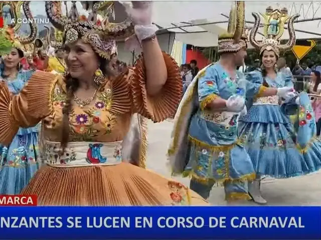 Cajamarca vive su carnaval con danzas, disfraces y desfiles llenos de tradición