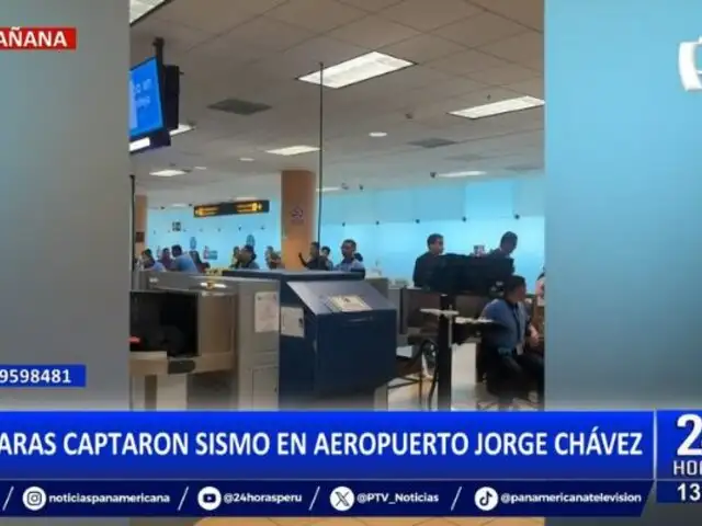 Sismo de 5.0 sorprendió a pasajeros del Aeropuerto Jorge Chávez