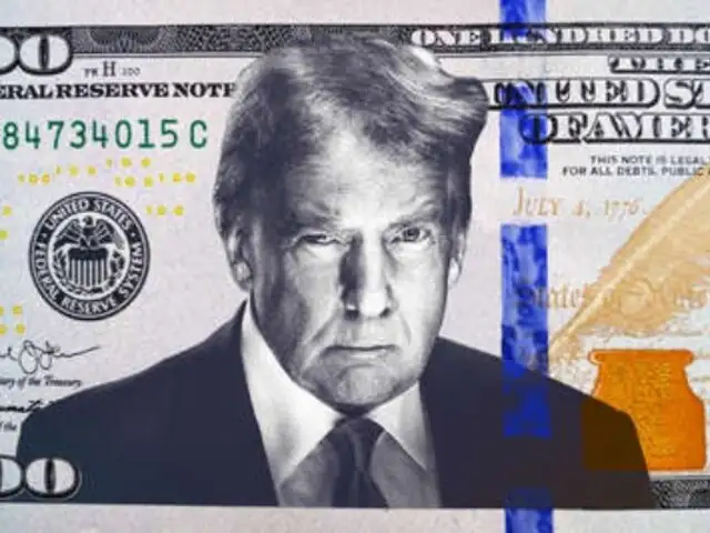 Proponen cambiar imagen de Benjamin Franklin por la de Donald Trump en los billetes de US$100