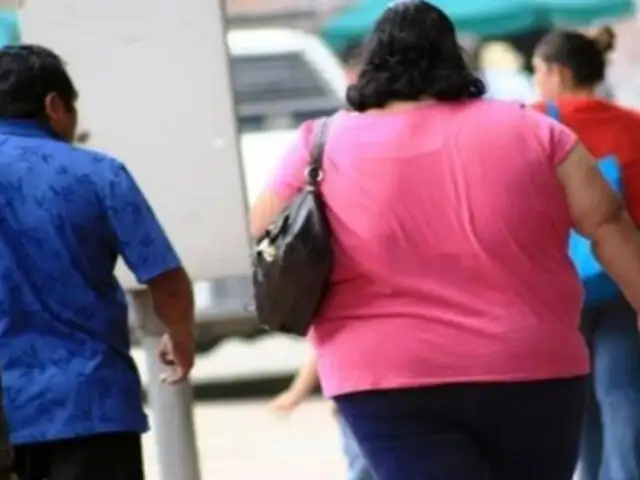 El 70% de adultos peruanos entre 30 y 59 años tiene obesidad y sobrepeso