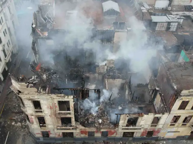 Incendio en Barrios Altos: ministro de Defensa anunció que este lunes se iniciará la demolición