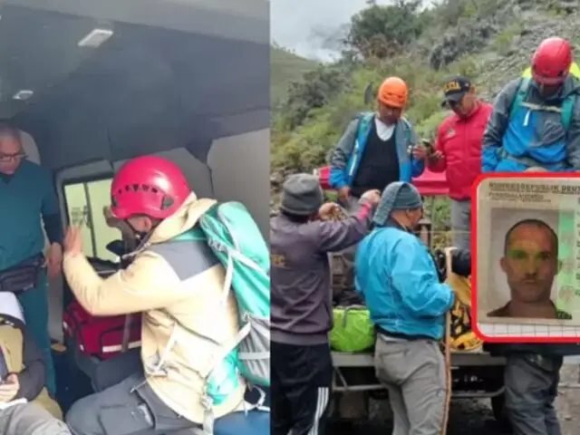 Rescatan con vida a turista alemán perdido en camino a Machu Picchu