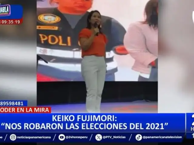 Keiko Fujimori insiste en fraude electoral: "Ganamos las elecciones, pero nos robaron los votos"