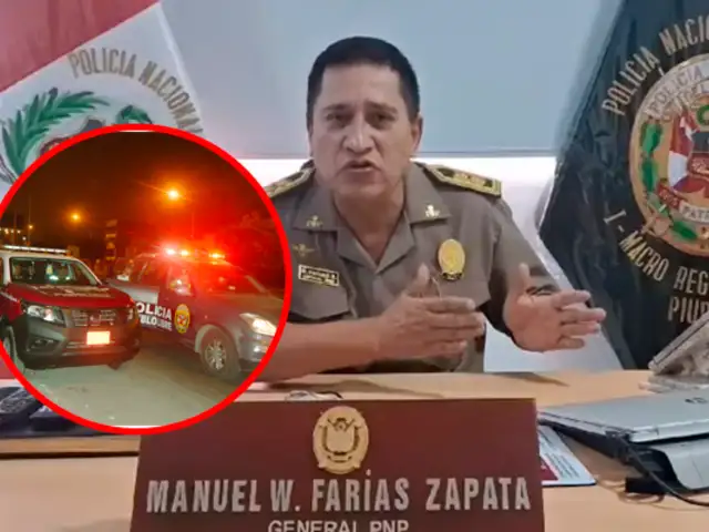 Crisis en Piura: General de la PNP advierte que todo vehículo que circule en la madrugada será intervenido