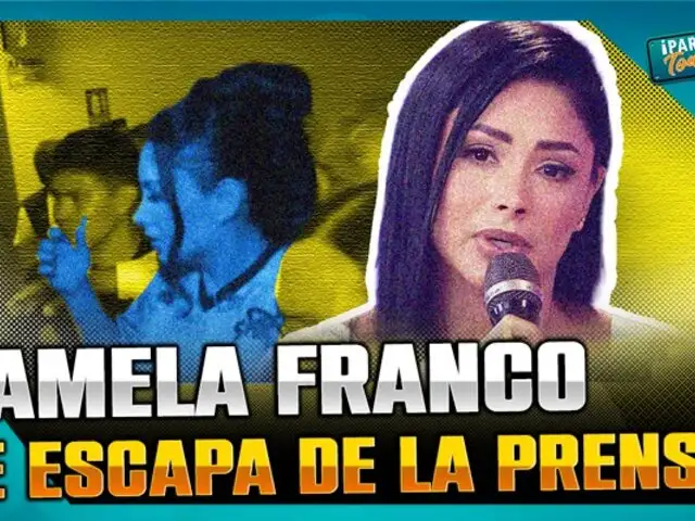 Pamela Franco huye de la prensa para evitar preguntas sobre Christian Cueva