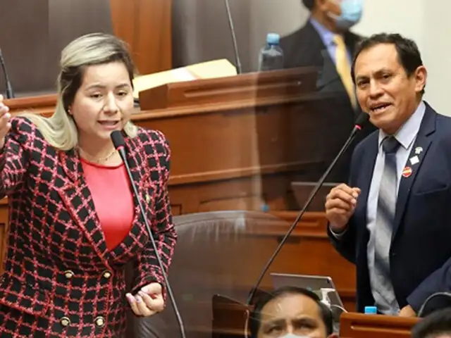 Congreso: Tania Ramírez tilda de “tarado” a su colega Segundo Montalvo en Huancayo