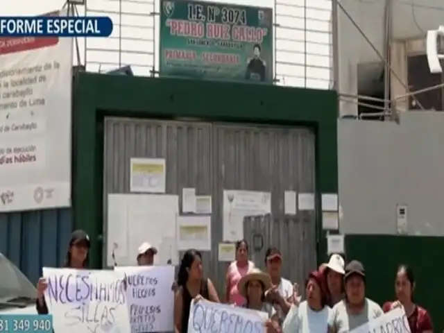 Aulas sin techo ni carpetas: colegio de Puente Piedra se cae a pedazos a 3 días del inicio de clases