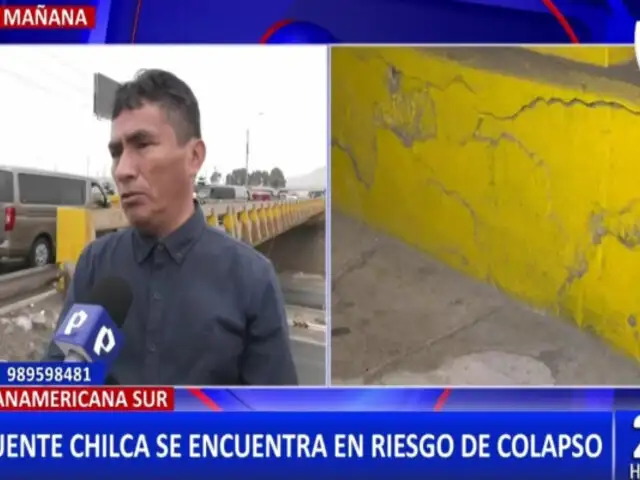 Puente Chilca: mototaxistas repararon veredas por mal estado de la infraestructura