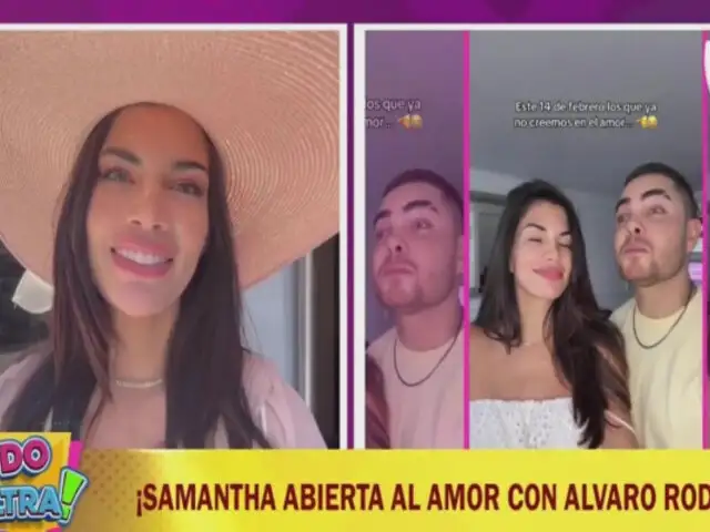 Samantha Batallanos no descarta romance con Álvaro Rod: “Es muy lindo y hermoso”